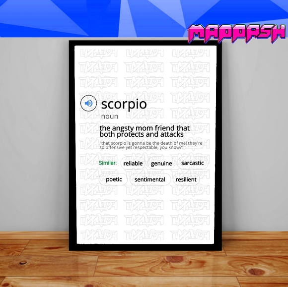 Google Horoscope x Webster Definition Astrology Aesthetic Astrology Sign Poster - Picture 10 of 12